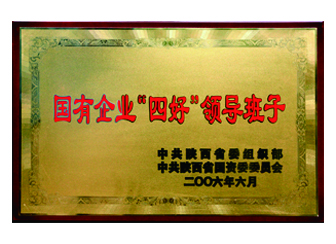 2006年獲“國有企業(yè)四好領導班子”榮譽稱號